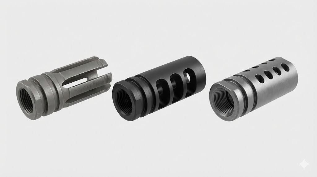 Muzzle Devices: Flash Hiders, Compensators, and Brakes
